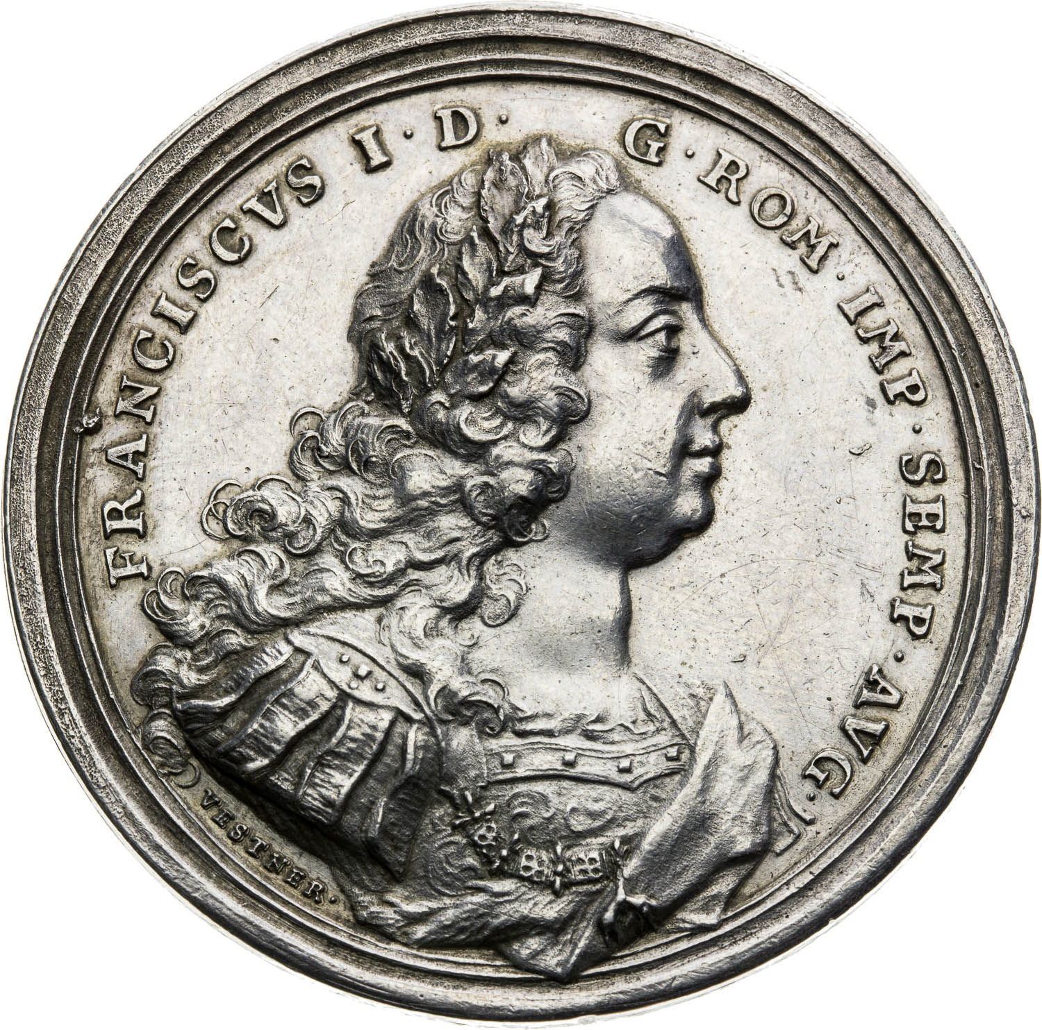 Silver Medal 1745 - front