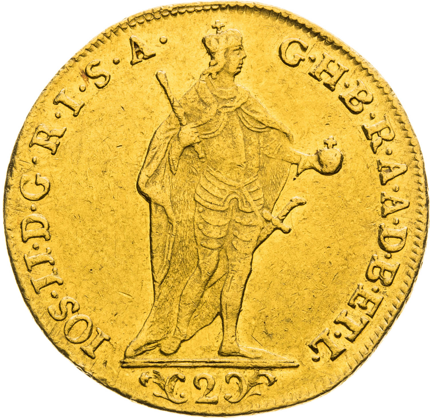 2 Ducats 1784 - front