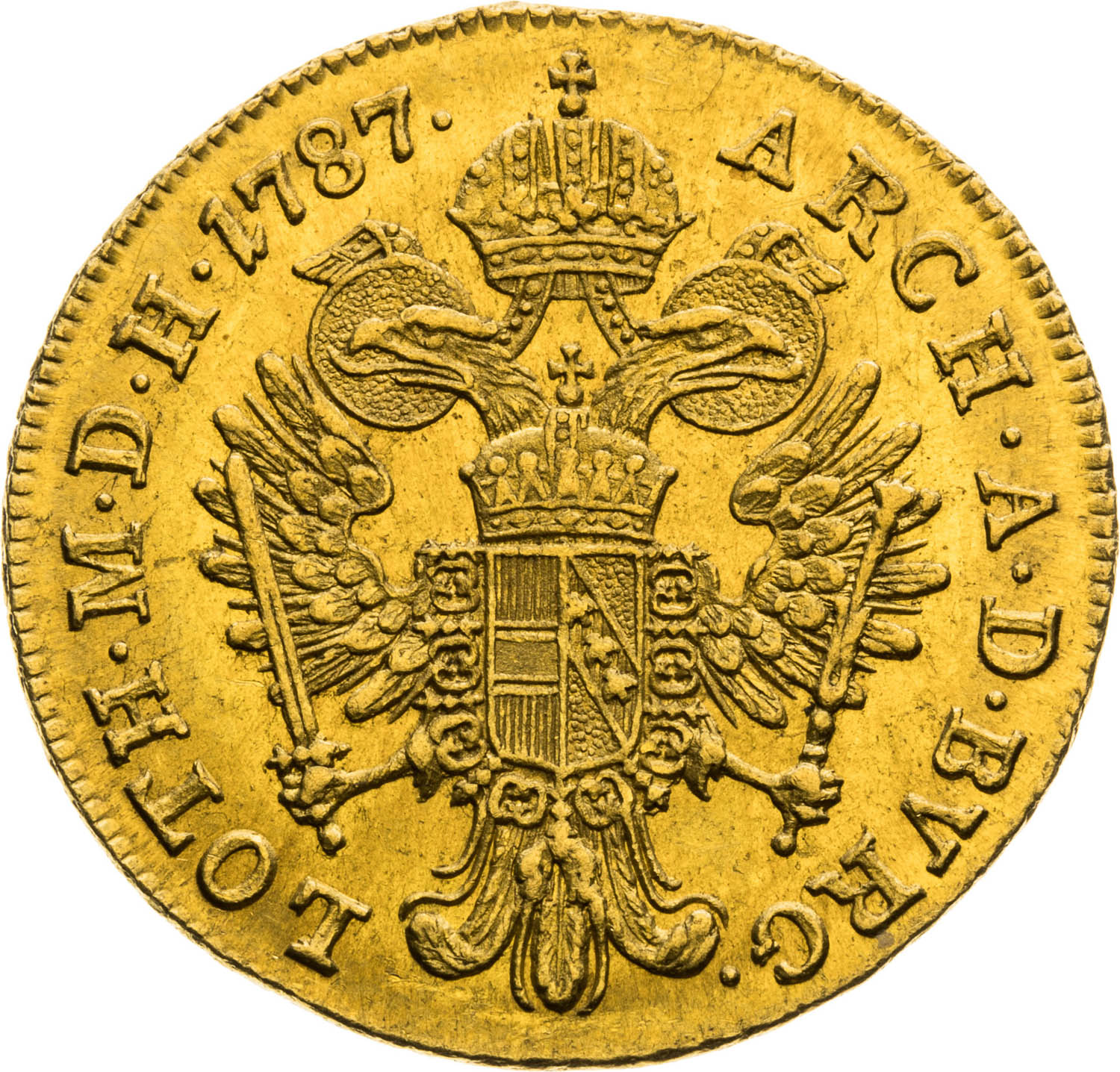 Ducat 1787 - back