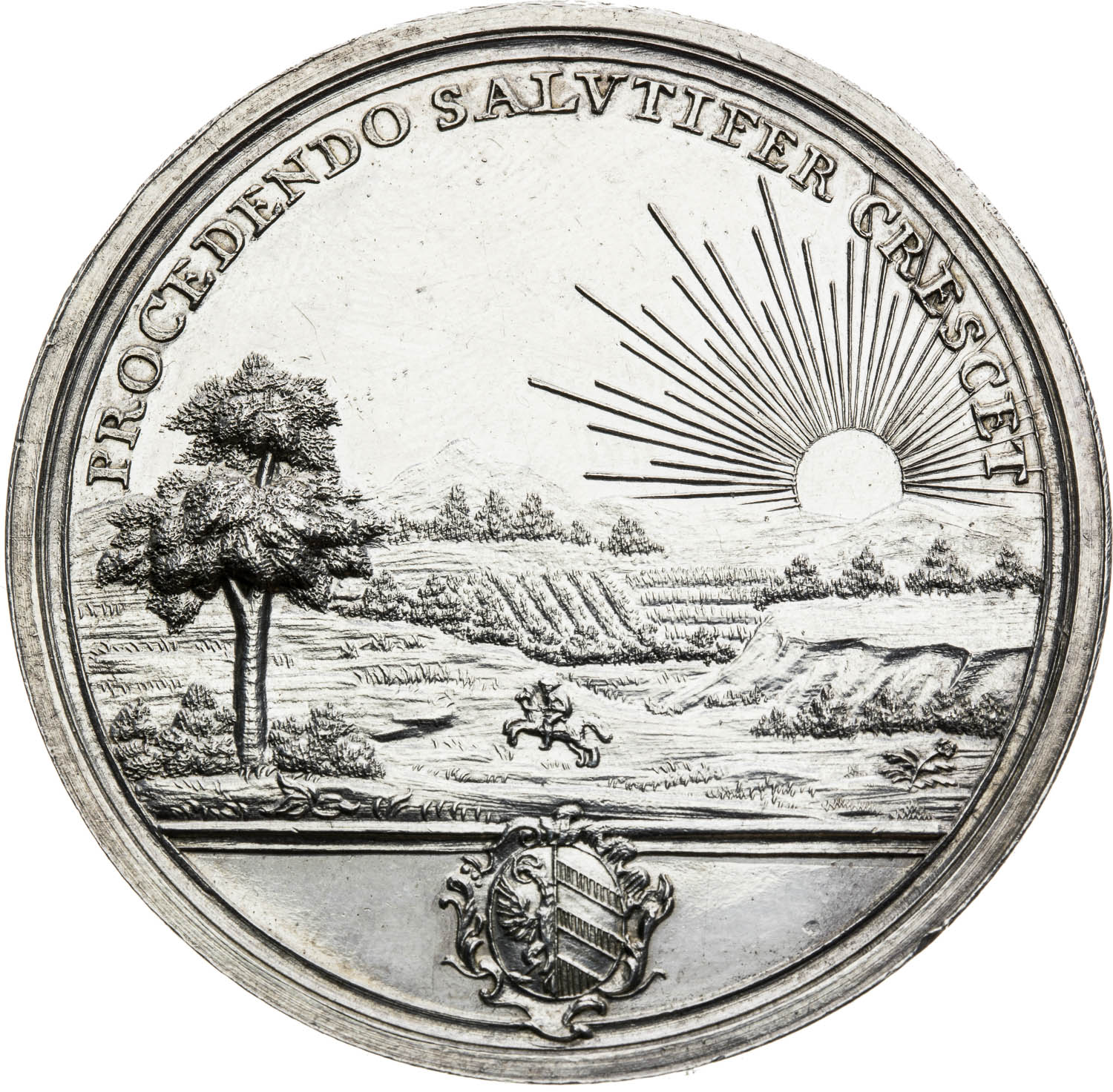 Silver Medal 1764 - back