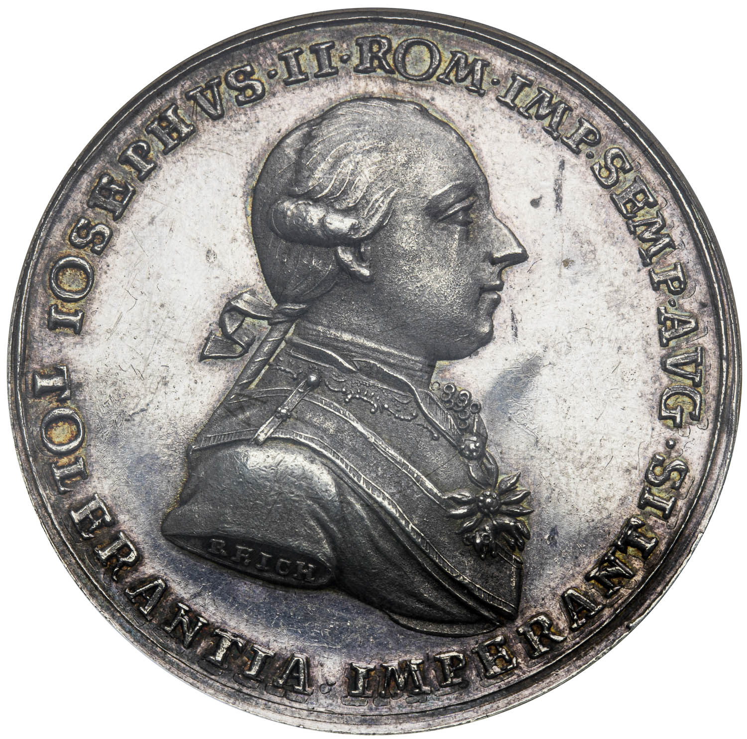 Silver medal 1782 - front