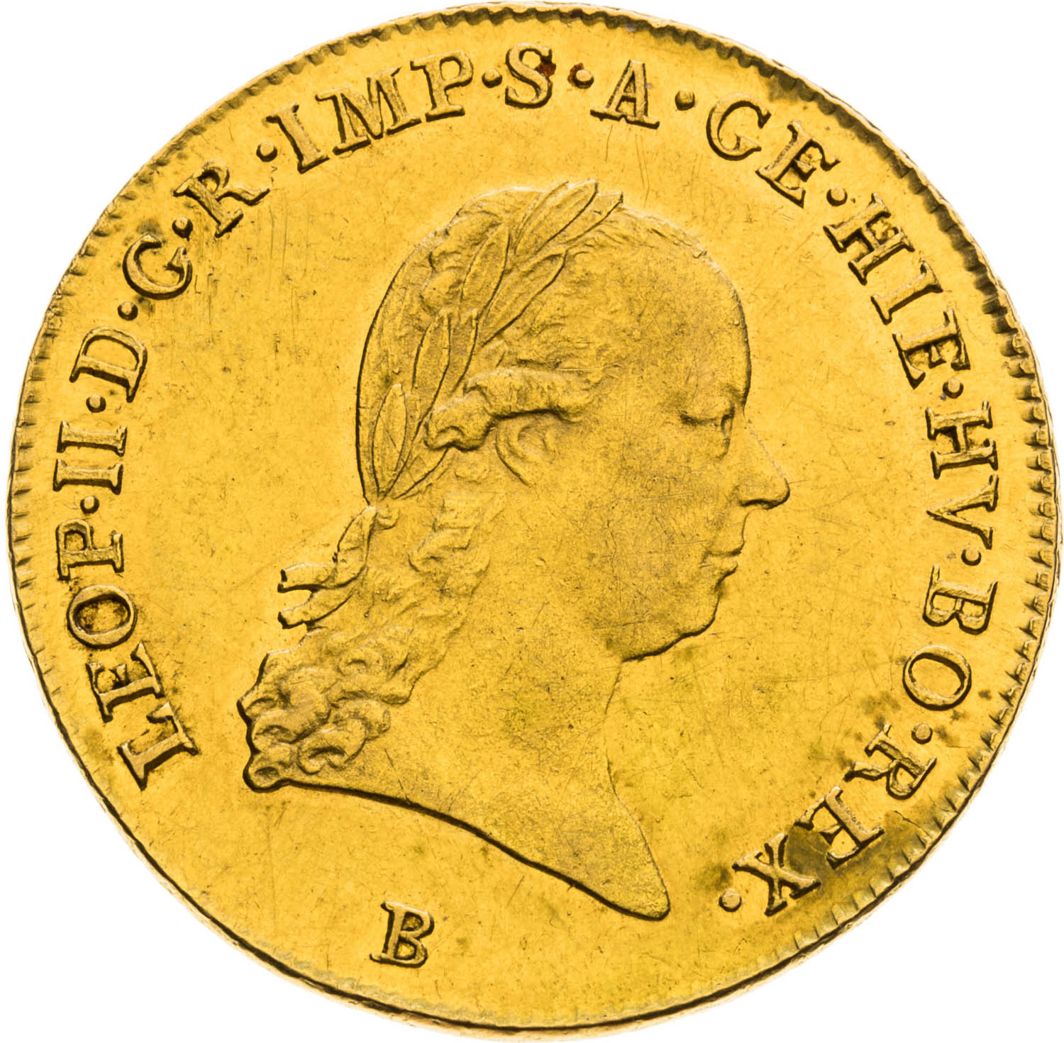 1/2 Sovrano 1792 - avers