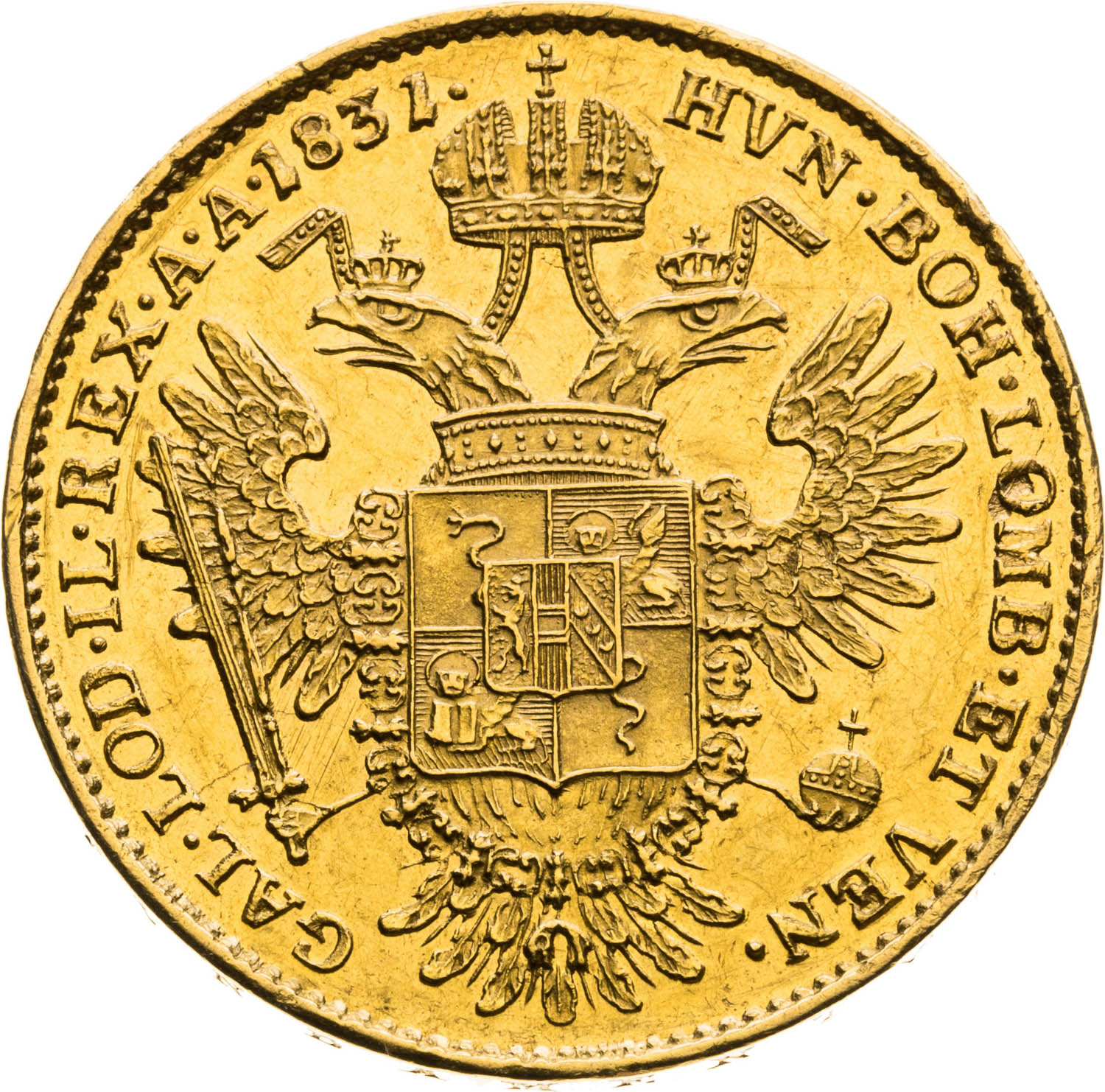 1/2 Souverain d'Or 1831 - back