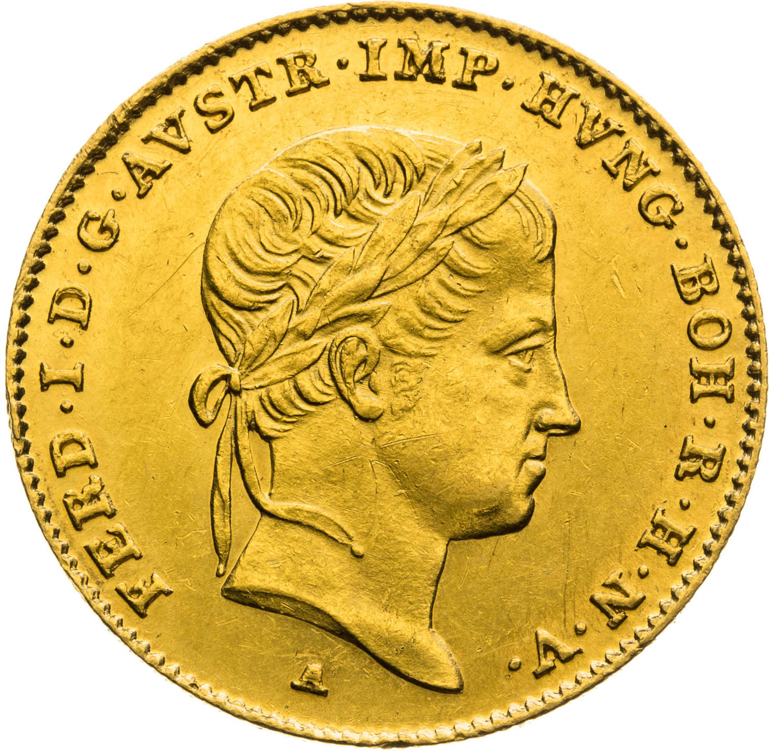 Ducat 1837 - front