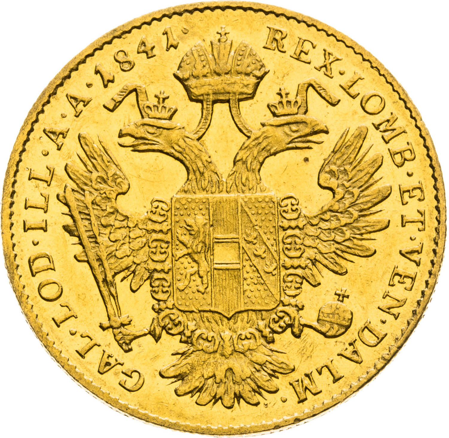 Ducat 1841 - back