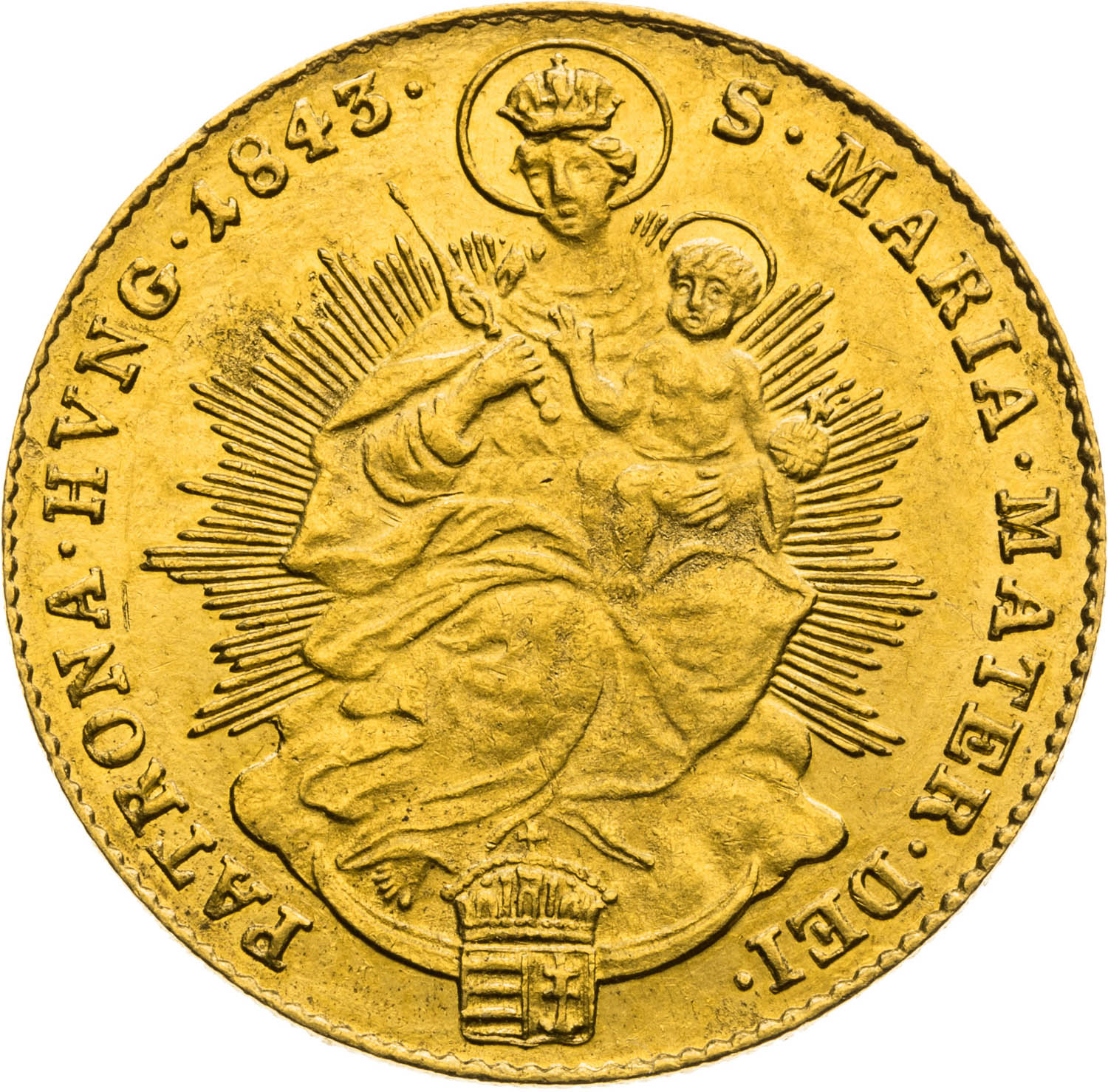 Ducat 1843 - back