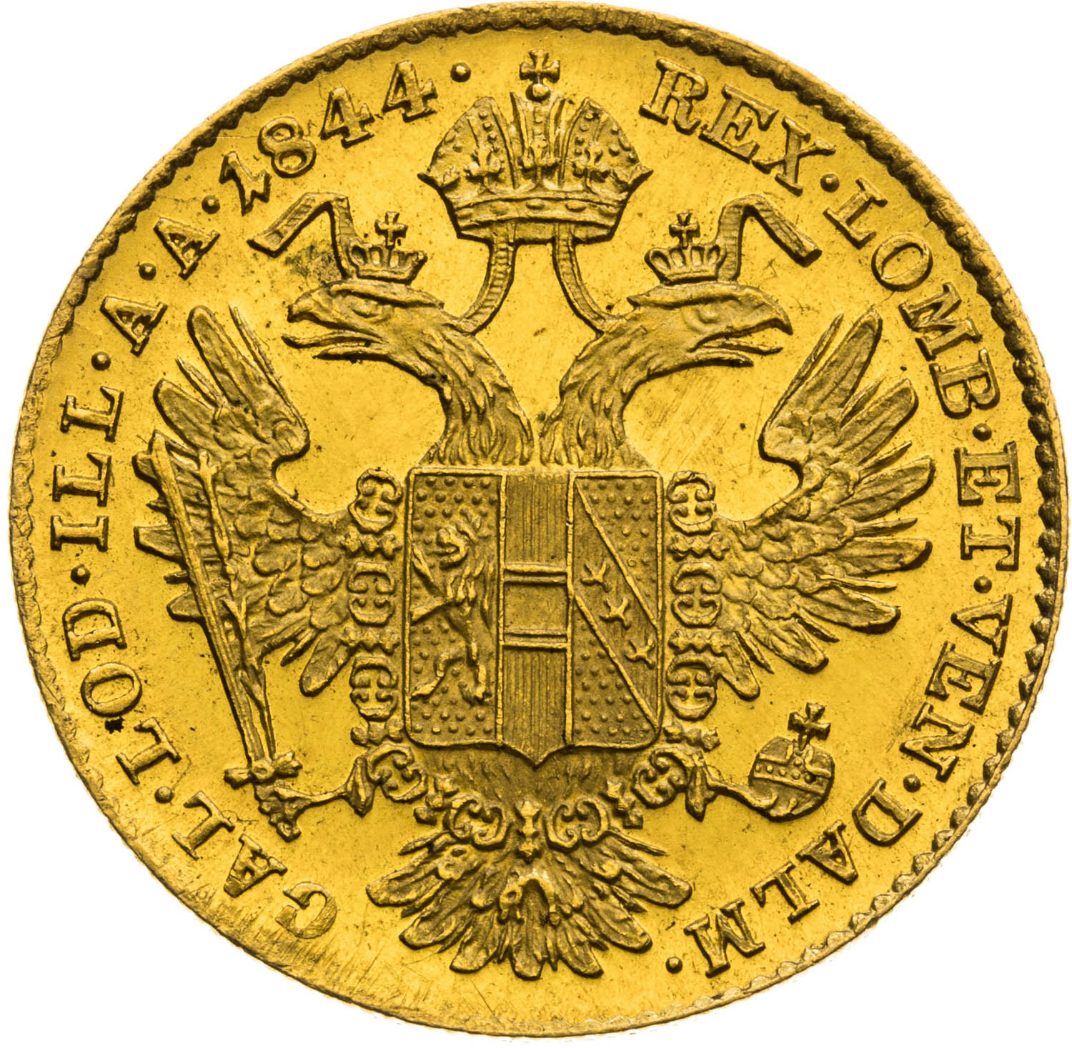 Ducat 1844 - back