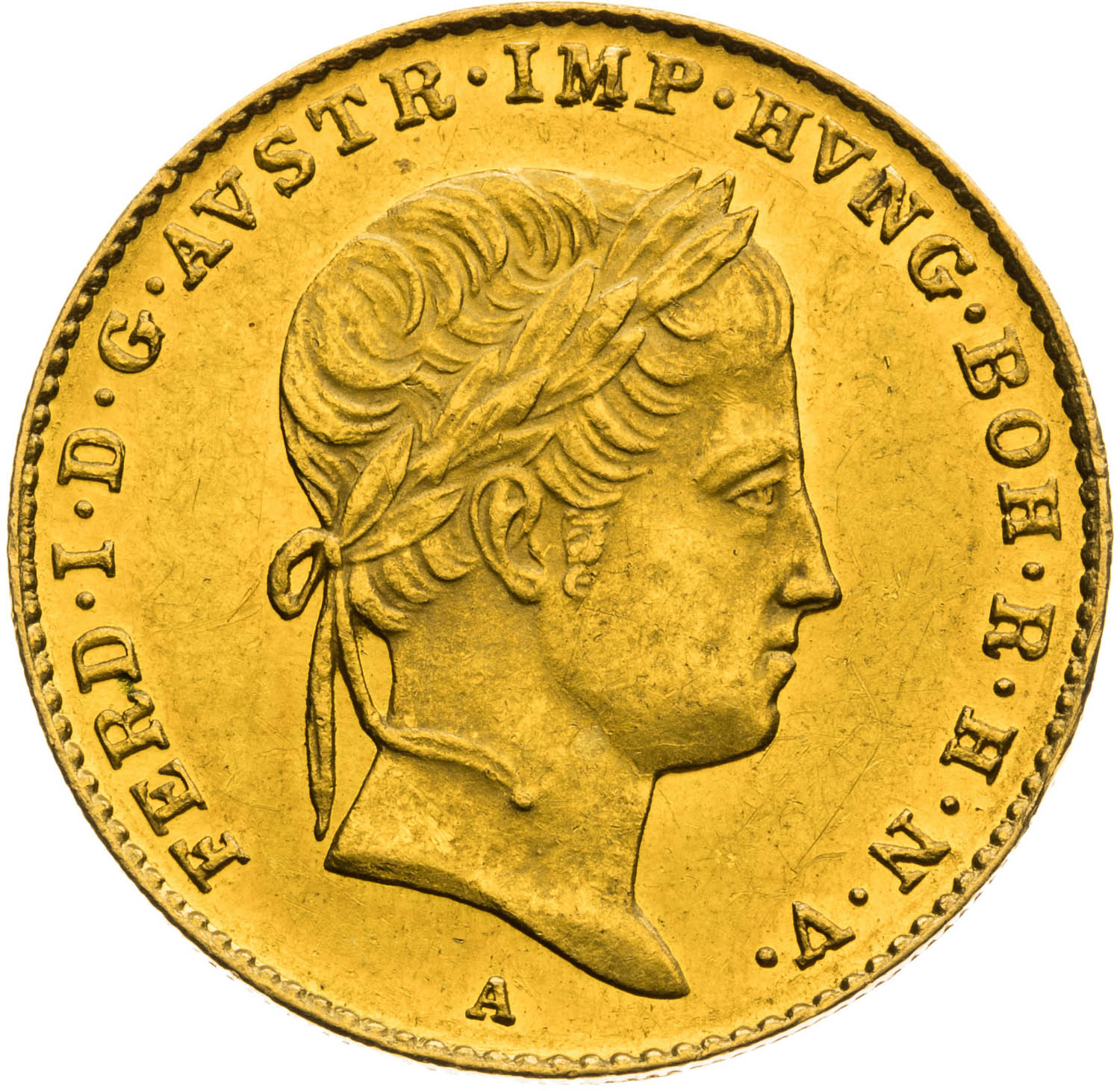 Ducat 1845 - front