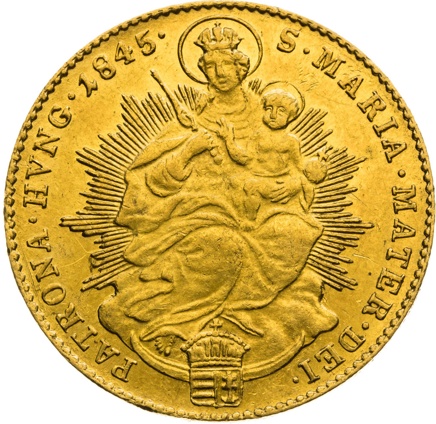 Ducat 1845 - back