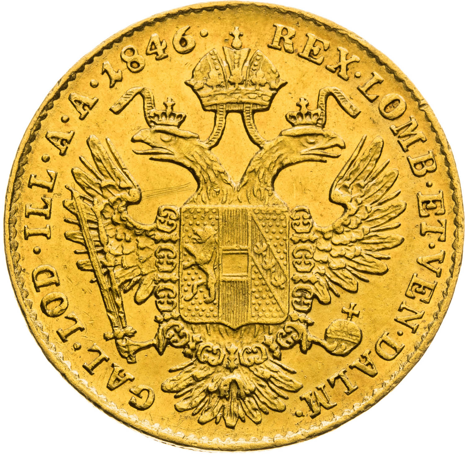 Ducat 1846 - back