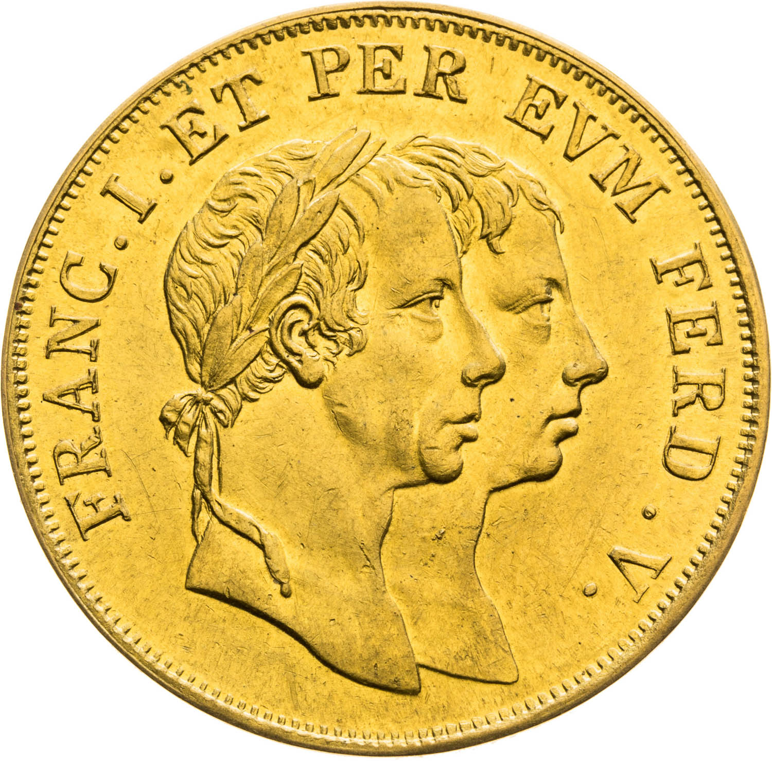 Zlatý žetón 1830 (1 3/4 Dukát) - averz