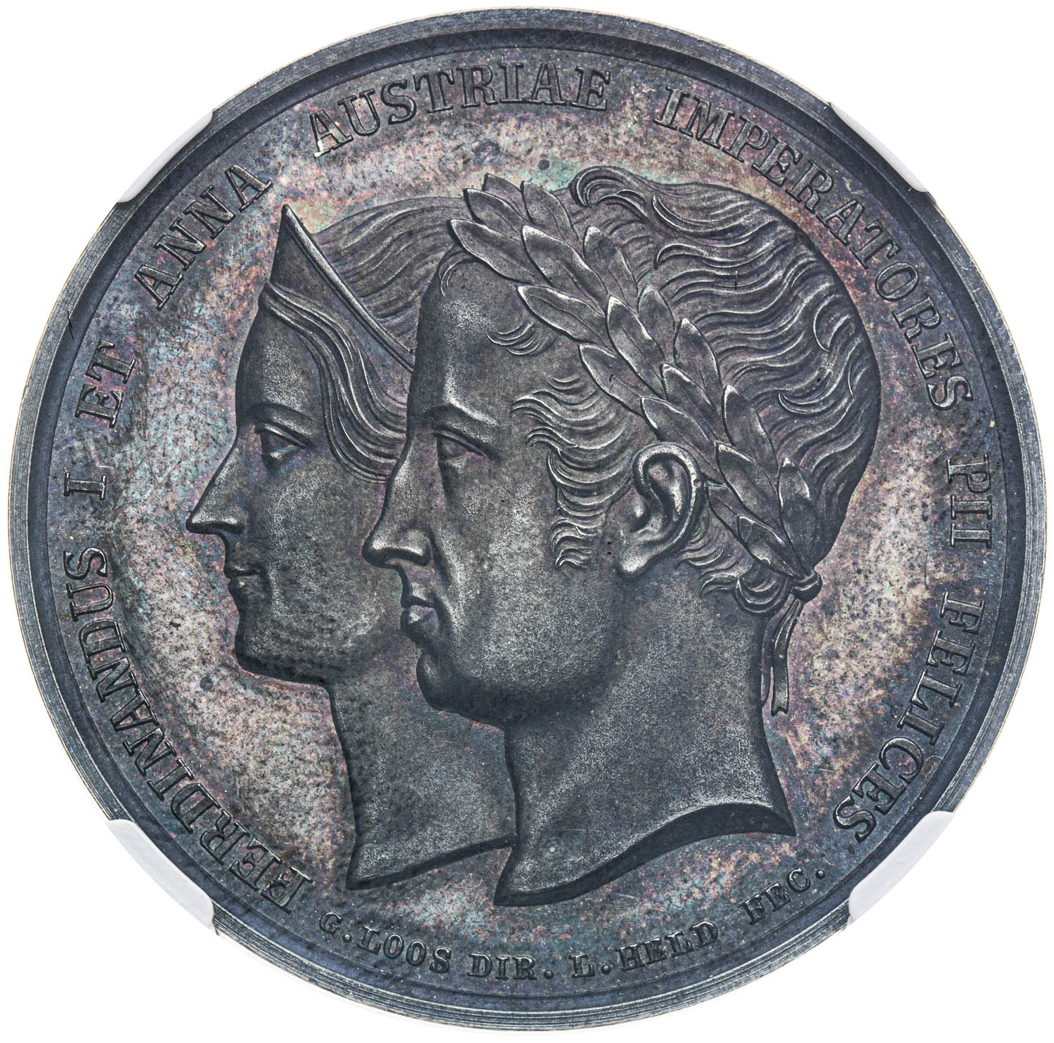 Strieborná medaila 1836 - averz