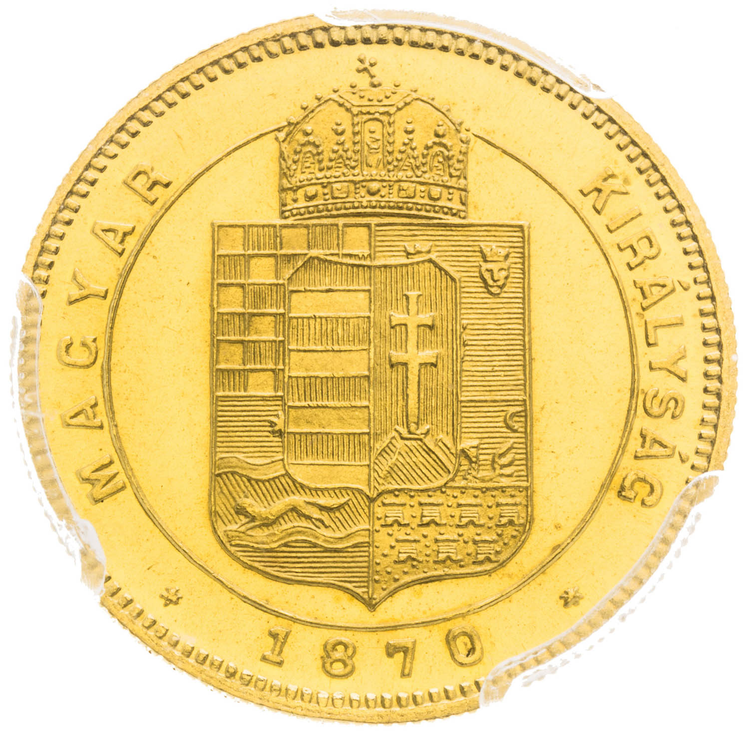 Dukát 1870 (Novorazba) - reverz