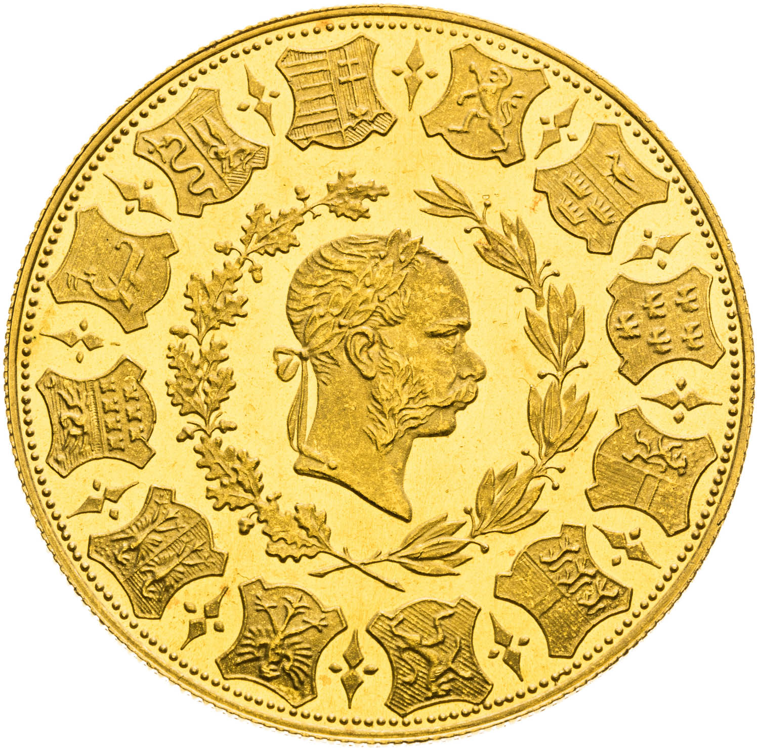 Gold medal 1873 / 1973 (4 Ducats) - front