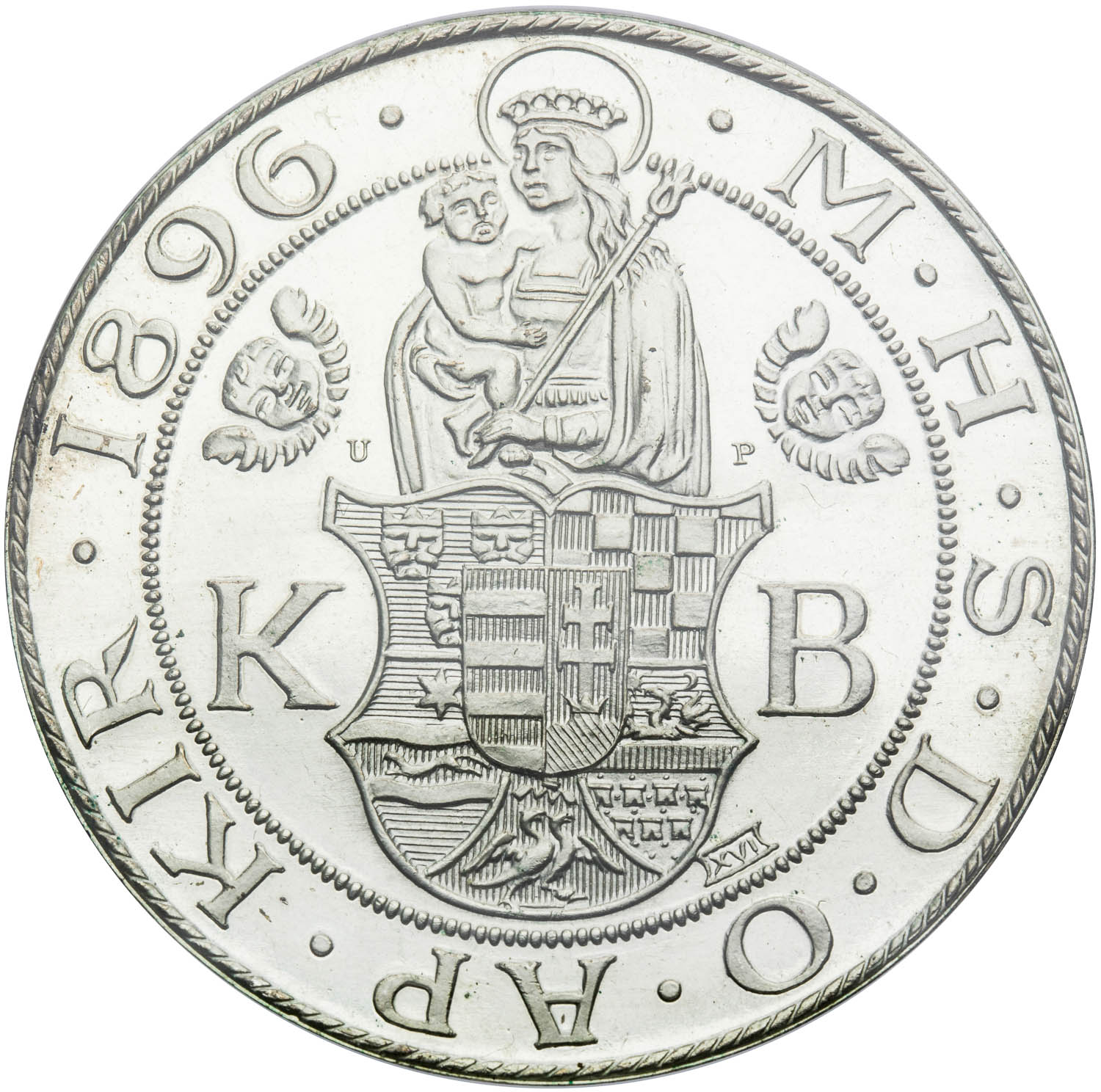 Millenium thaler 1896 (restrike) - back