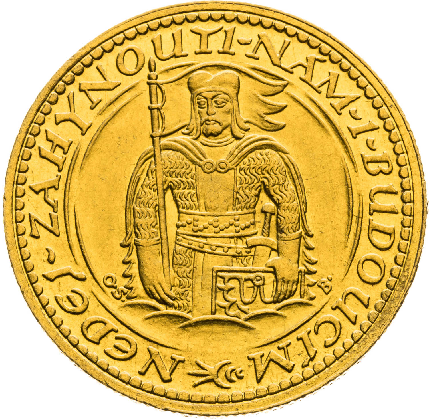 Dukát 1924 - averz