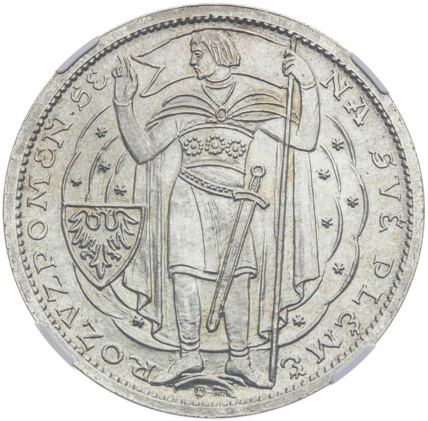 Silver medal 1929 - front