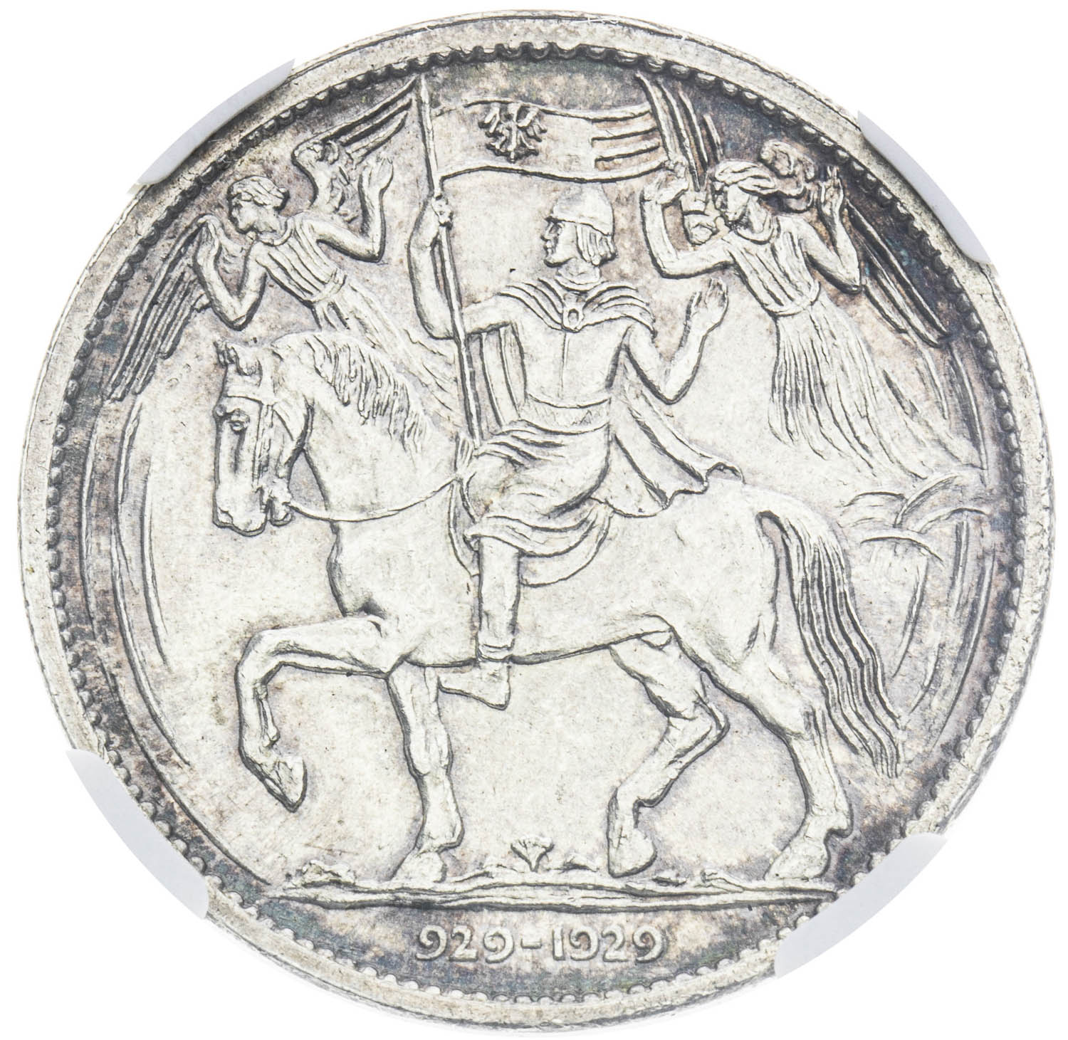 Silver medal 1929 - back