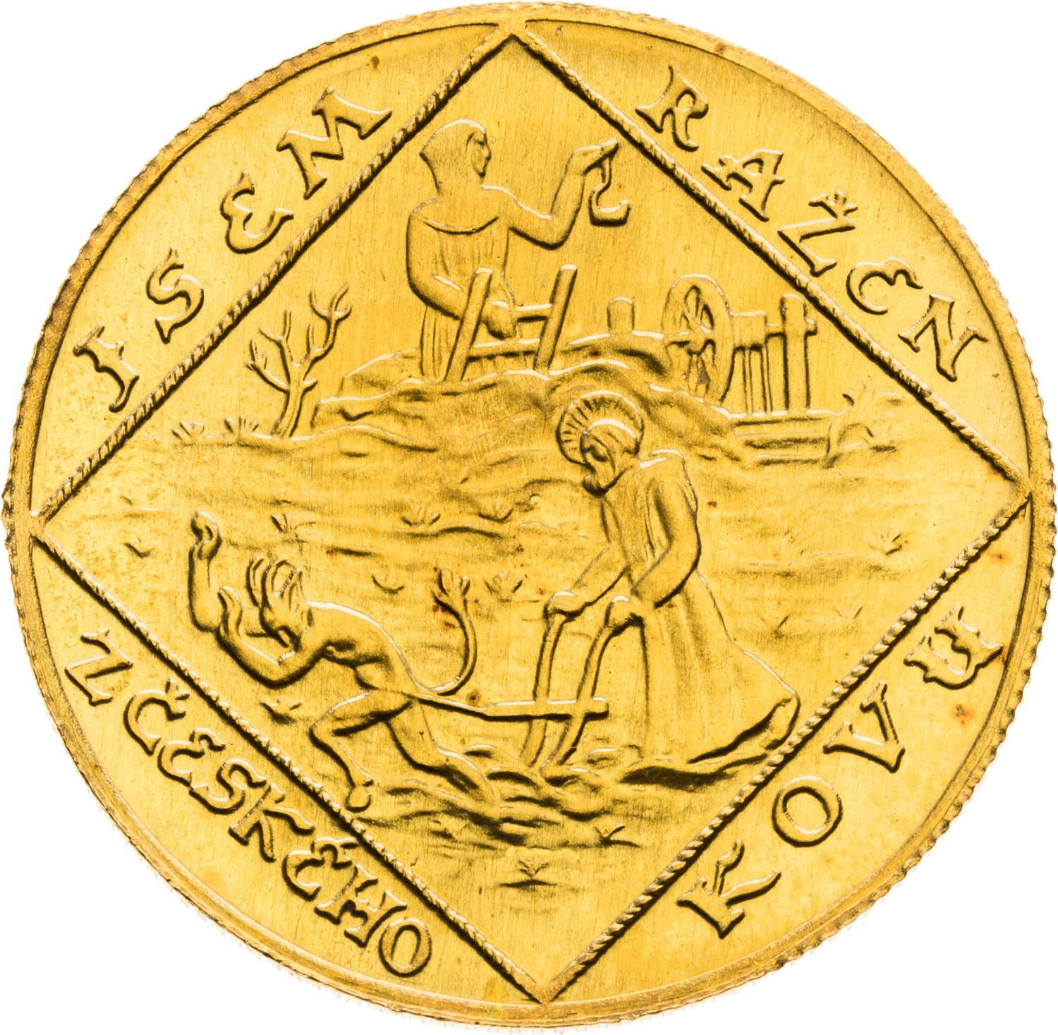 Zlatá medaila 1928 / 1973 (2 Dukát) - reverz
