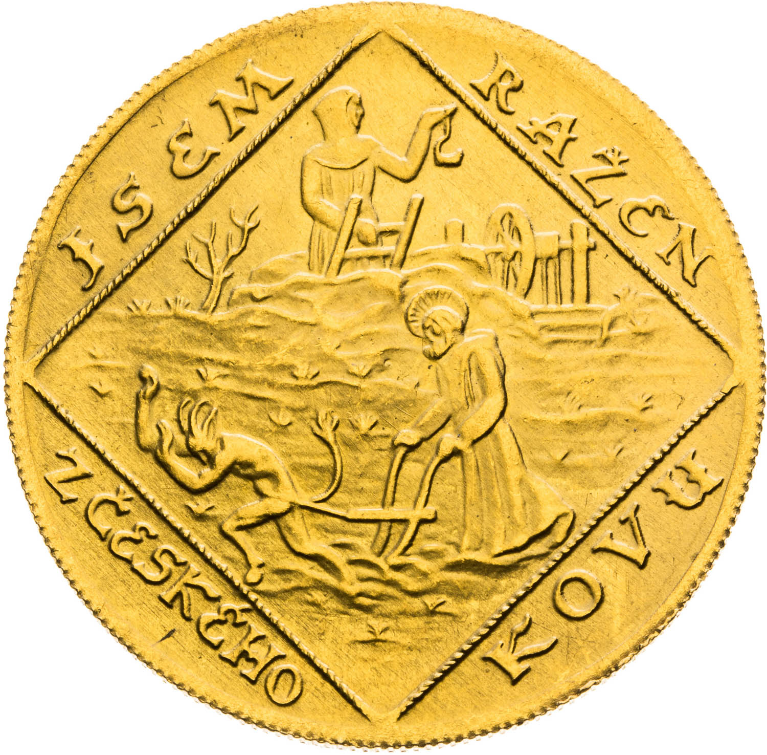 Zlatá medaila 1928 / 1974 (2 Dukát) - reverz
