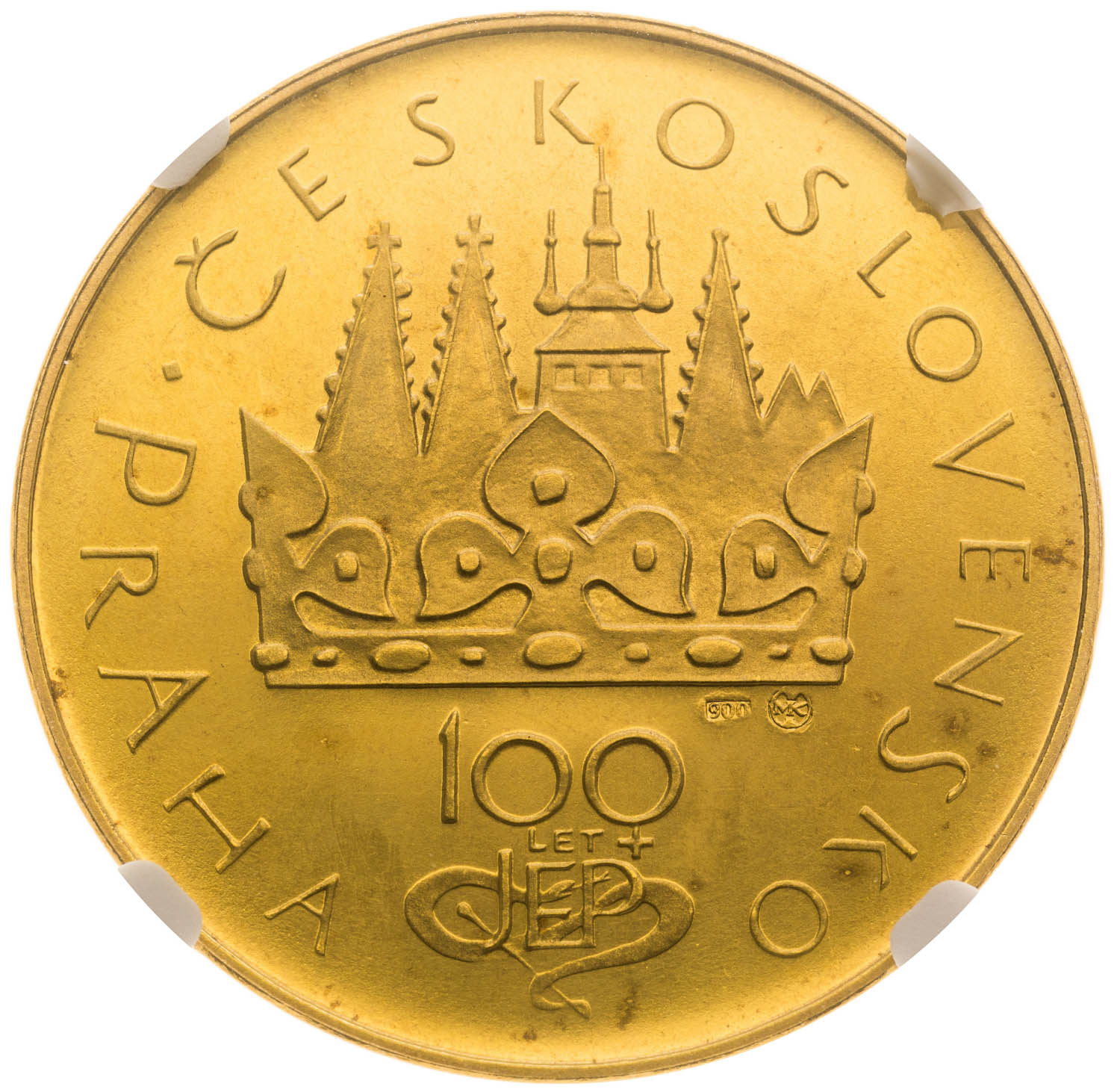 Zlatá medaila 1969 - reverz