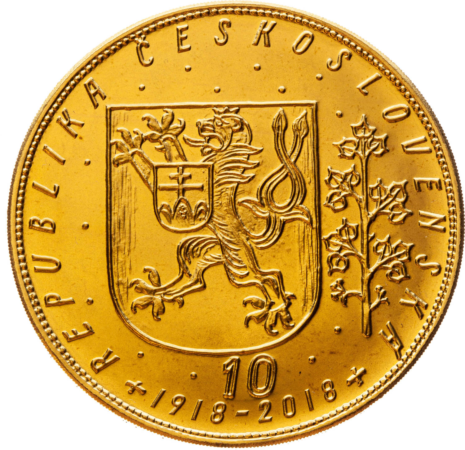 10 Dukát 2018 - reverz