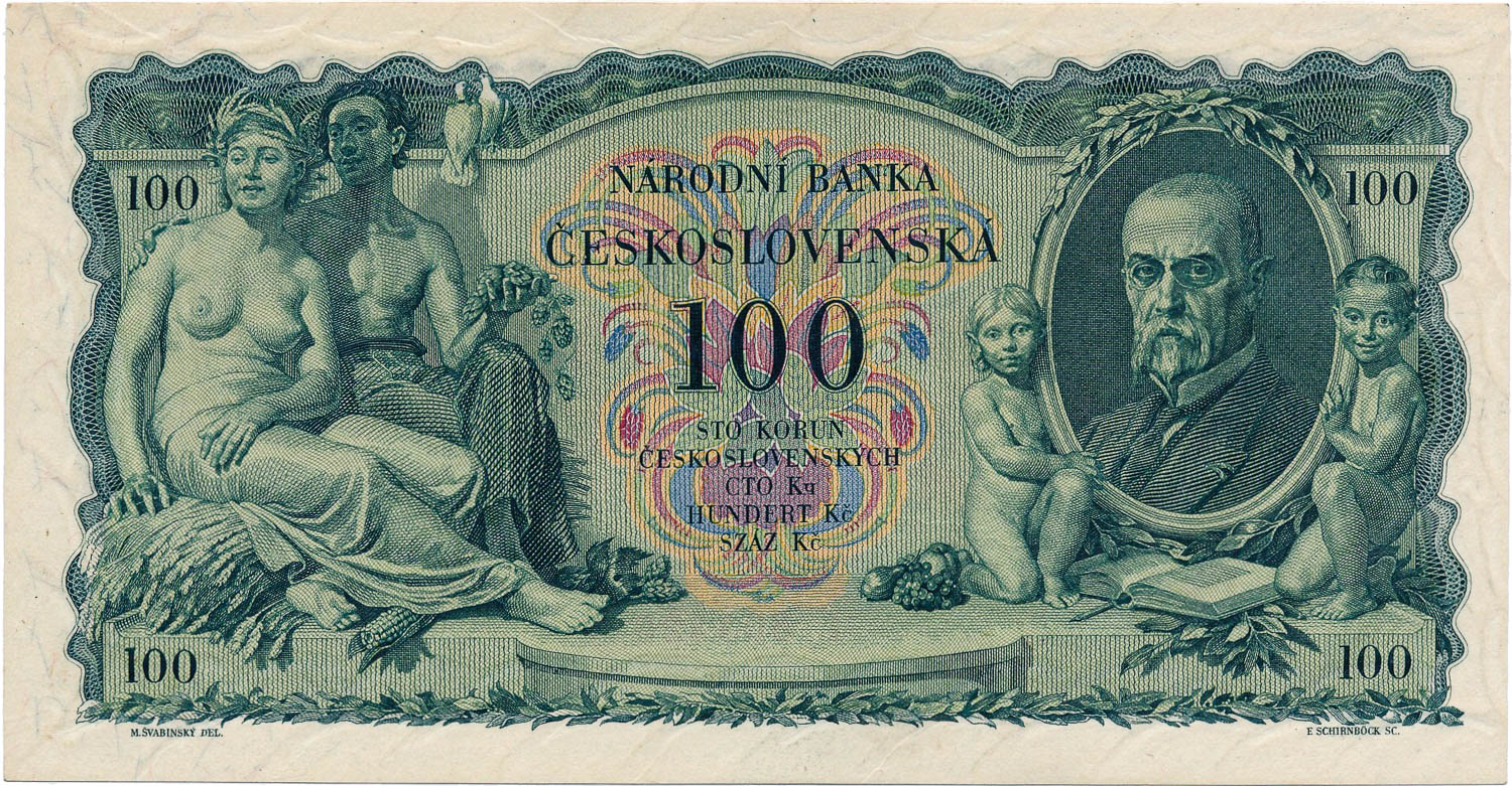 100 Kč 1931 - reverz