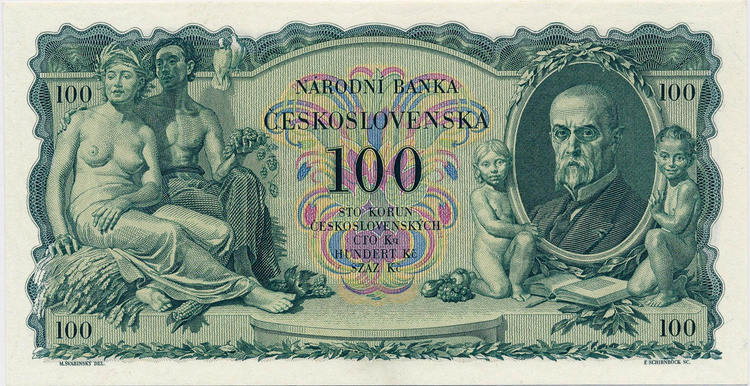 100 Kč 1931 - reverz