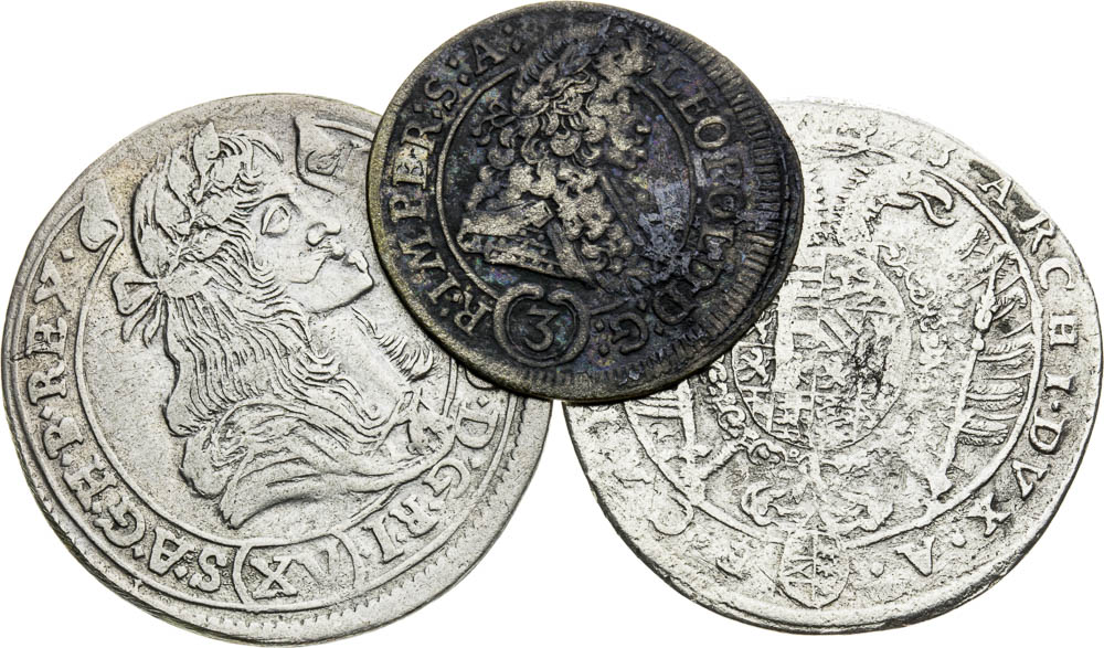 Lot silver coins (3 pcs) - front