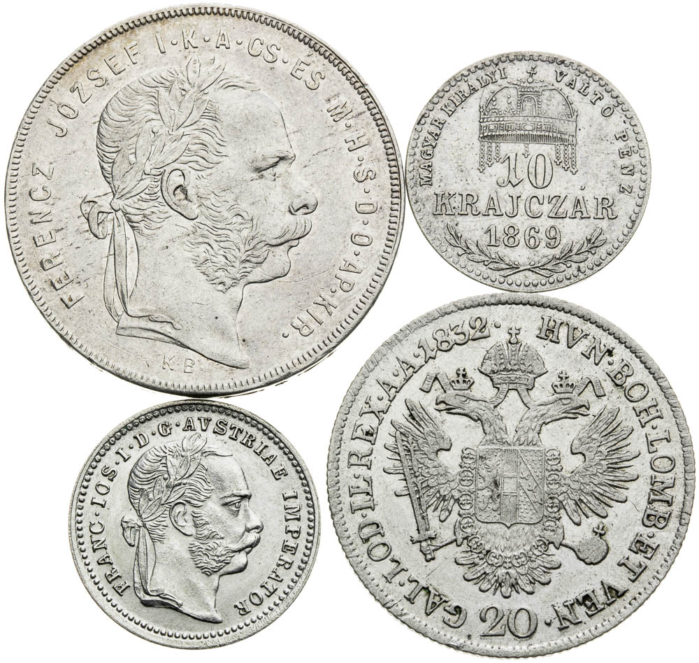 Silver Coins (4 pcs) - back