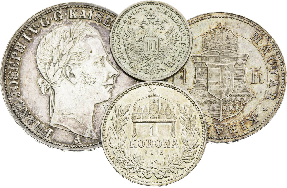 Silver Coins (4 pcs) - front