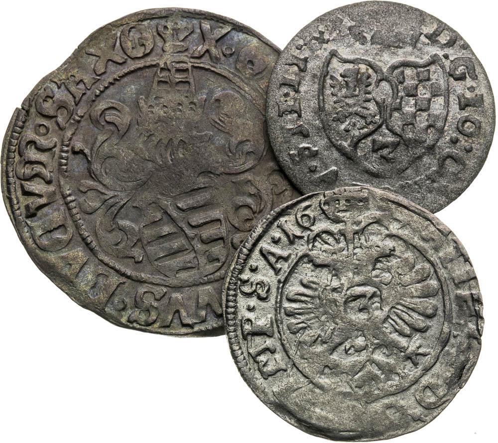 Lot of silver coins (3 pcs) - front