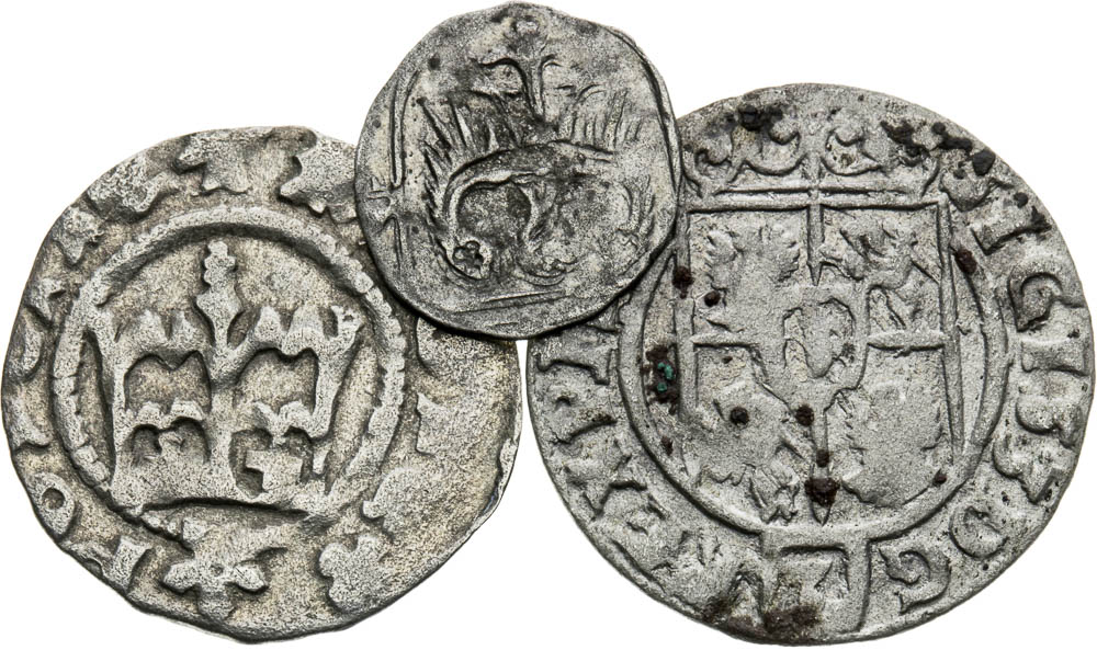 Lot of silver coins (3 pcs) - front