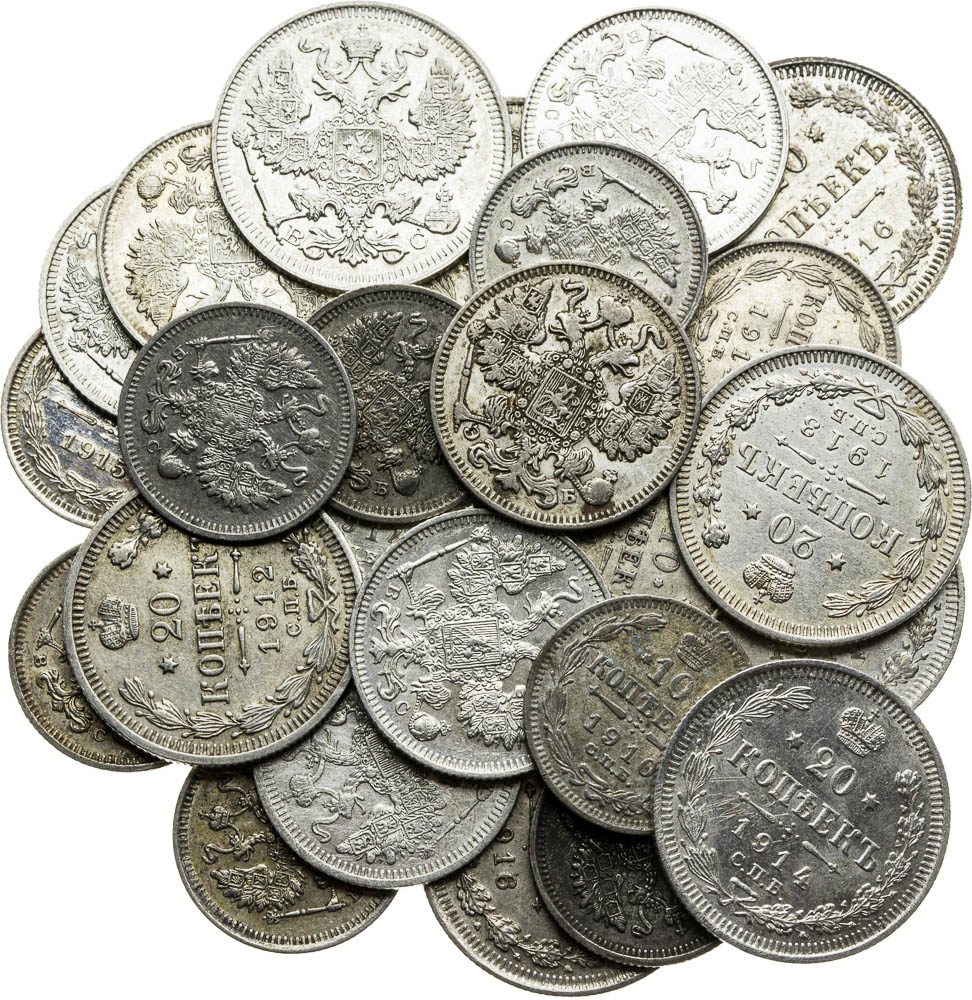 Silver Coins (26 pcs) - front