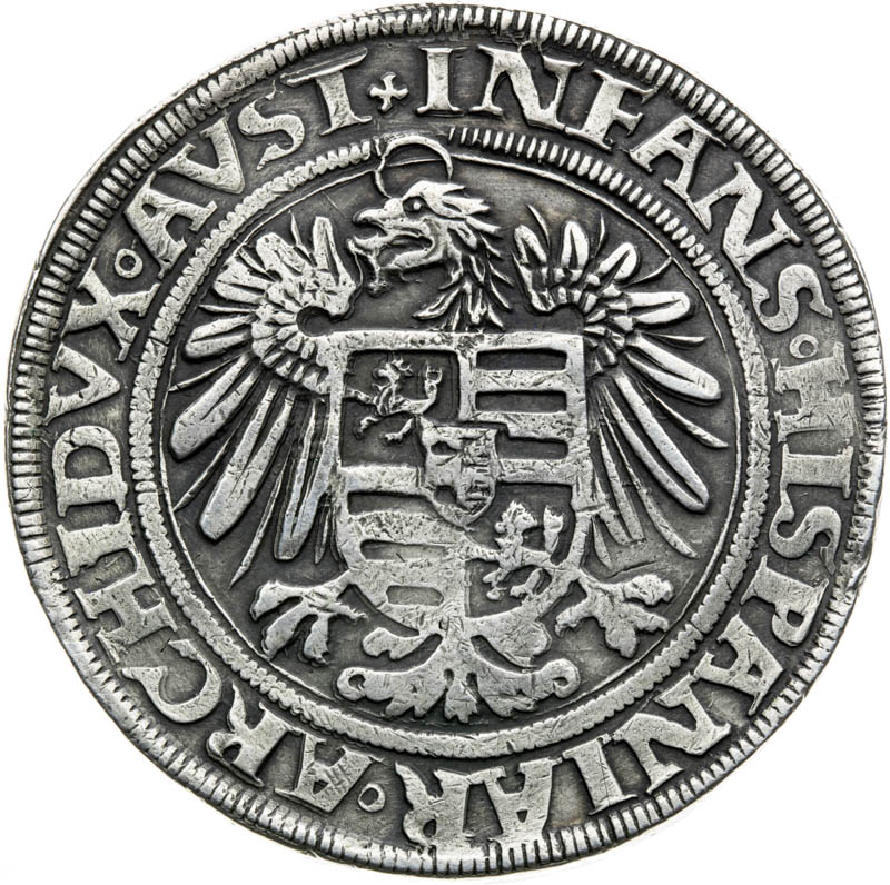 Thaler 1554 - back