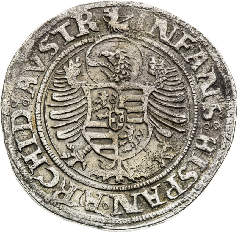 1/2 Thaler 1550 - back
