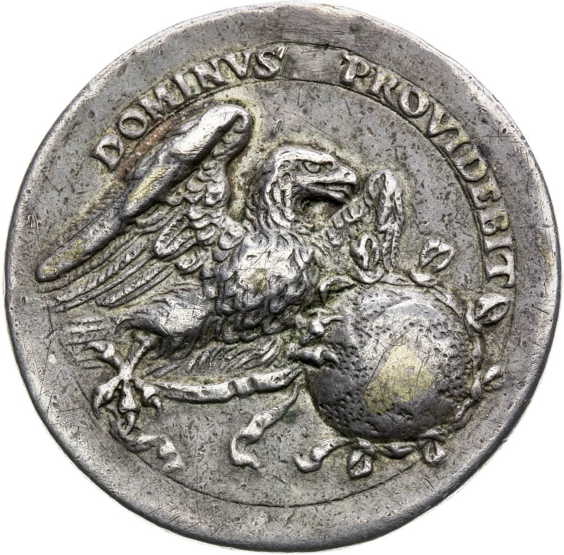 Silver medal (1562) - back