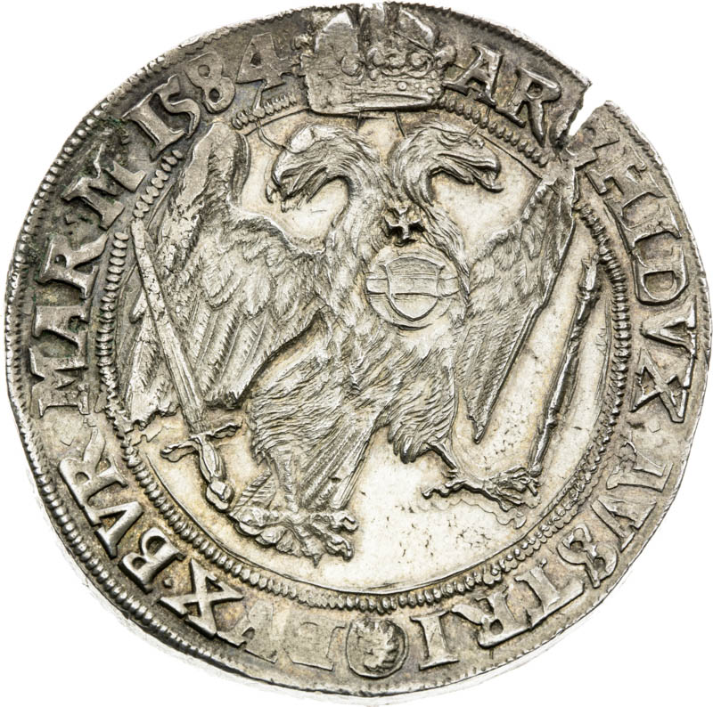 Thaler 1584 - back