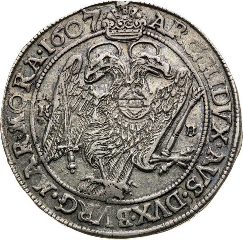 1/2 Thaler 1607 - back