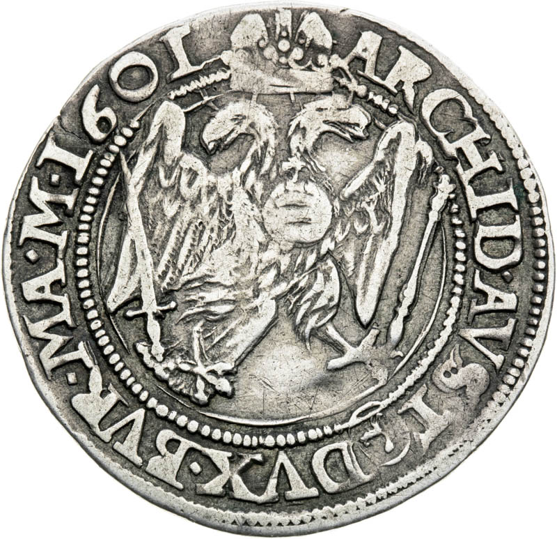 1/4 Thaler 1601 - back