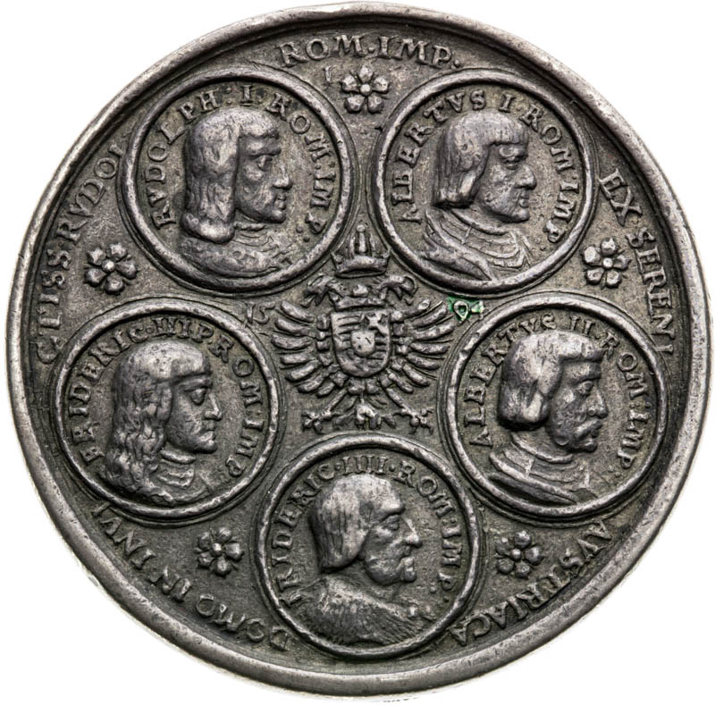 Silver medal 1594 - back