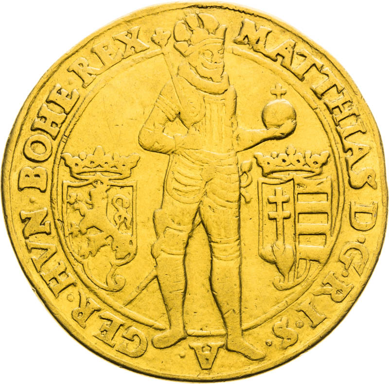 10 Ducats 1618 - front