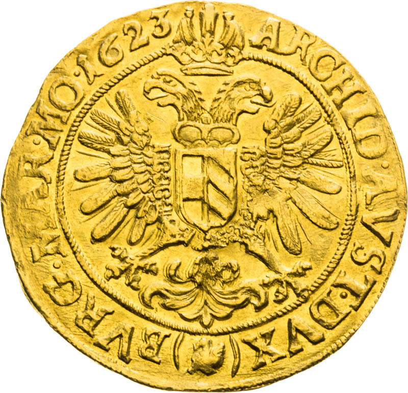5 Ducats 1623 - back