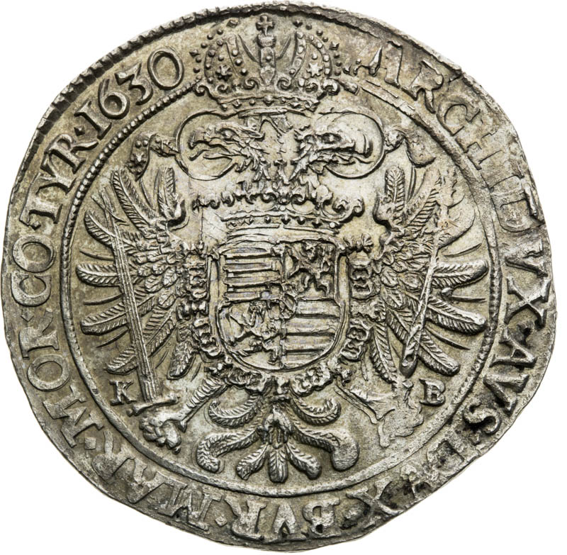 Thaler 1630 - back