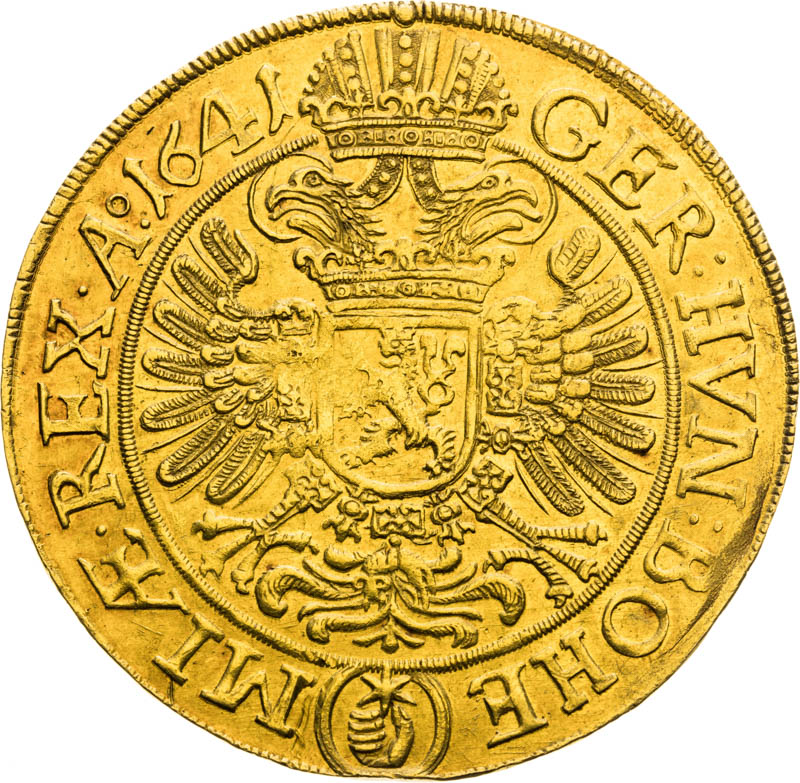 10 Ducats 1641 - back