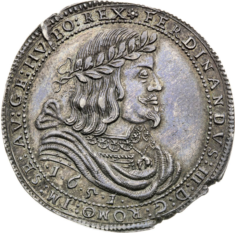 1/2 Thaler 1651 - front