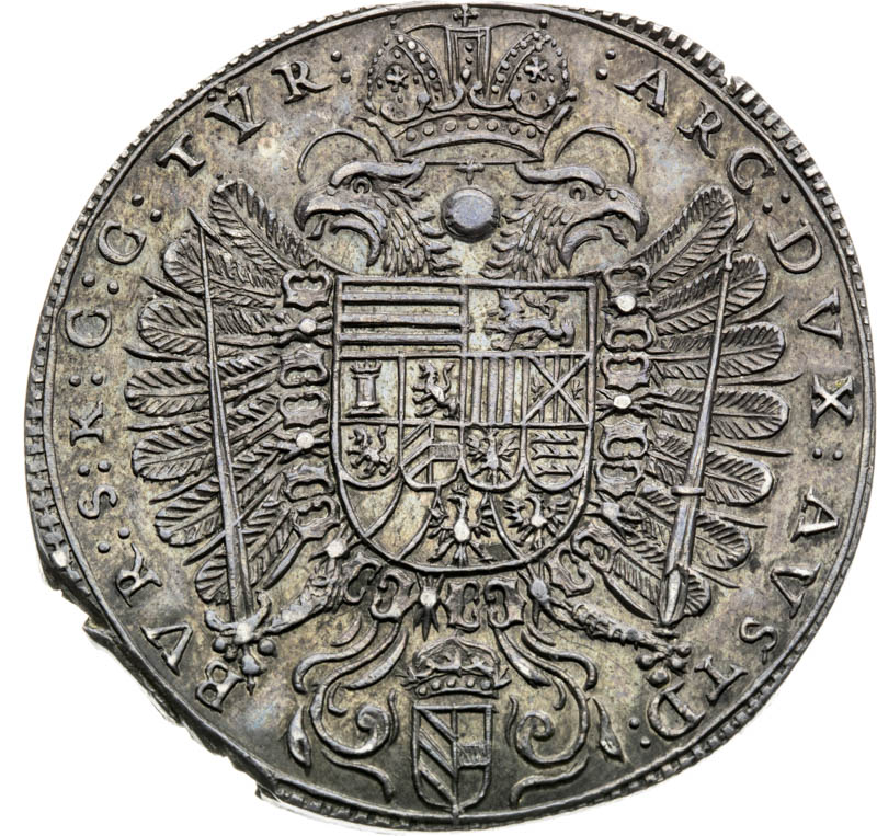 1/2 Thaler 1651 - back