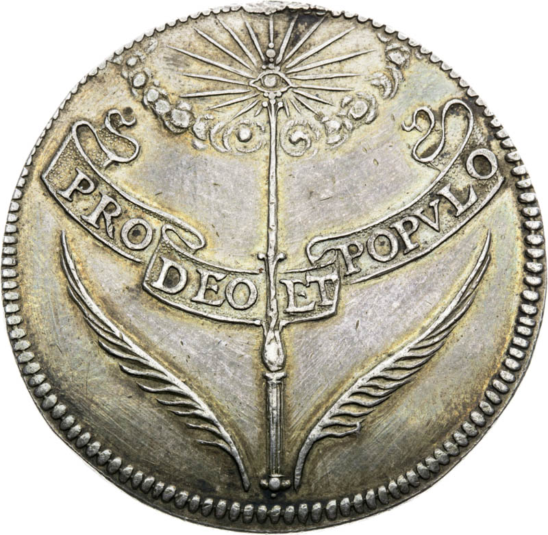 Silver medal 1653 (3/4 Thaler) - front