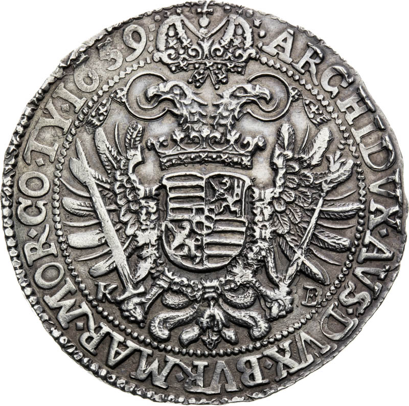 Thaler 1659 - back