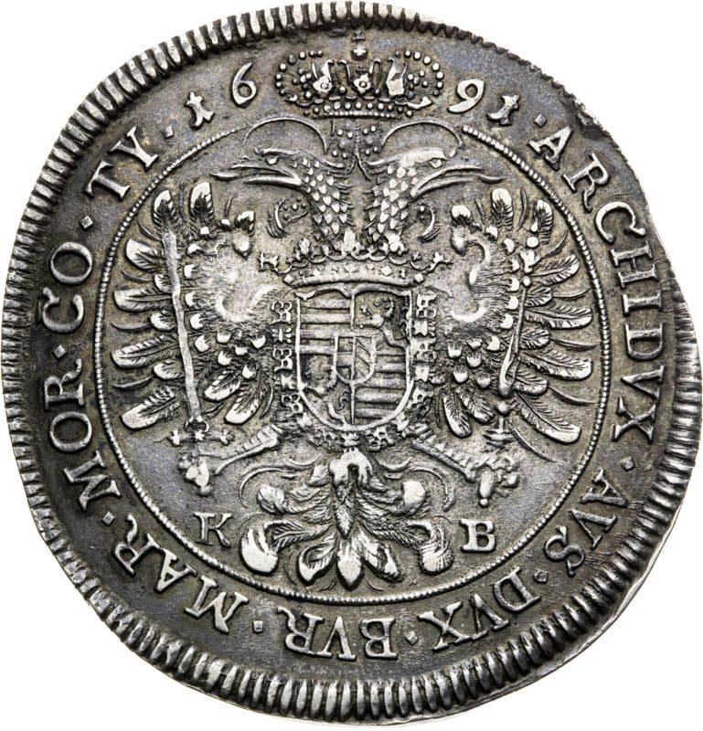 Thaler 1691 - back